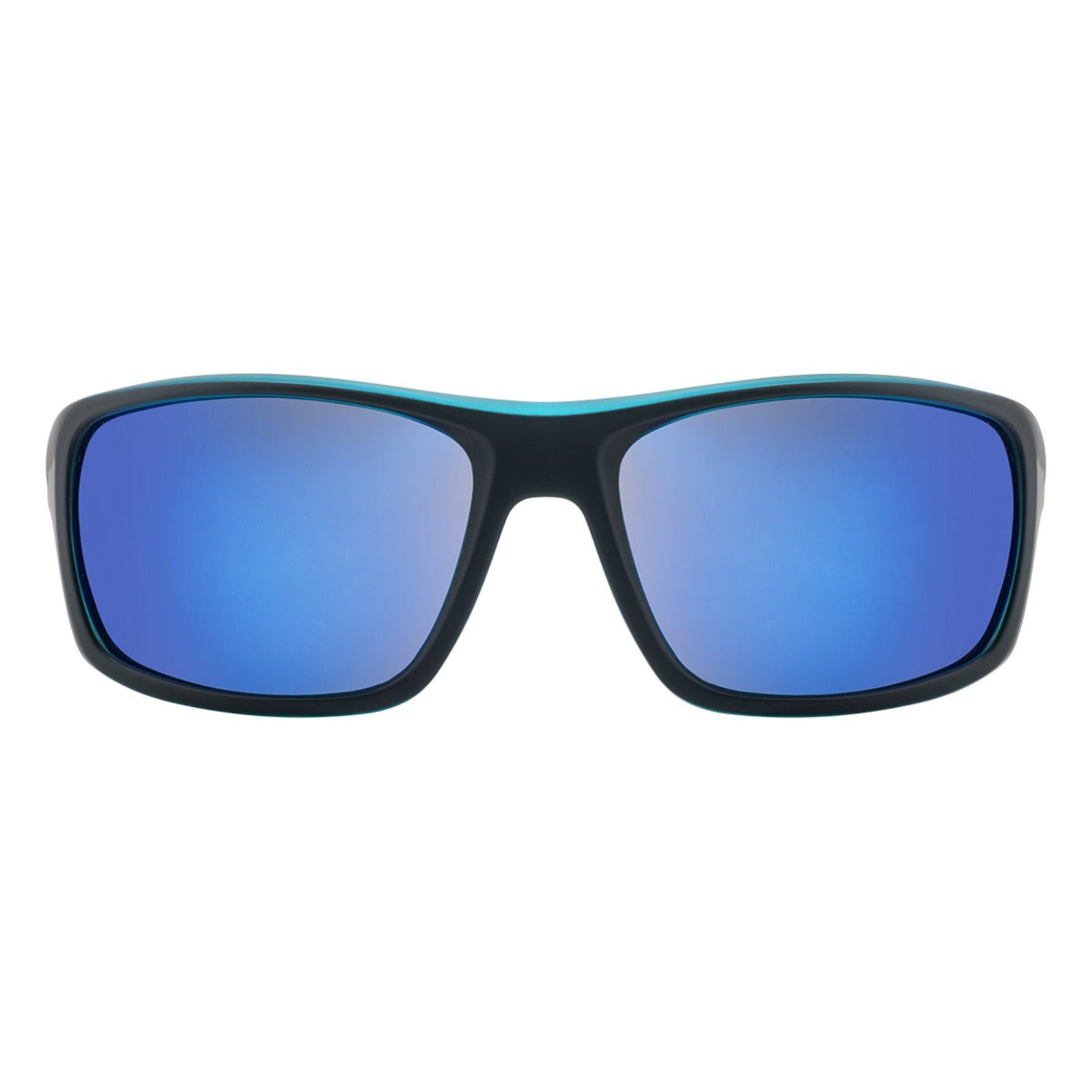 Dirty Dog Axle Sunglasses - Grey / Blue Mirror