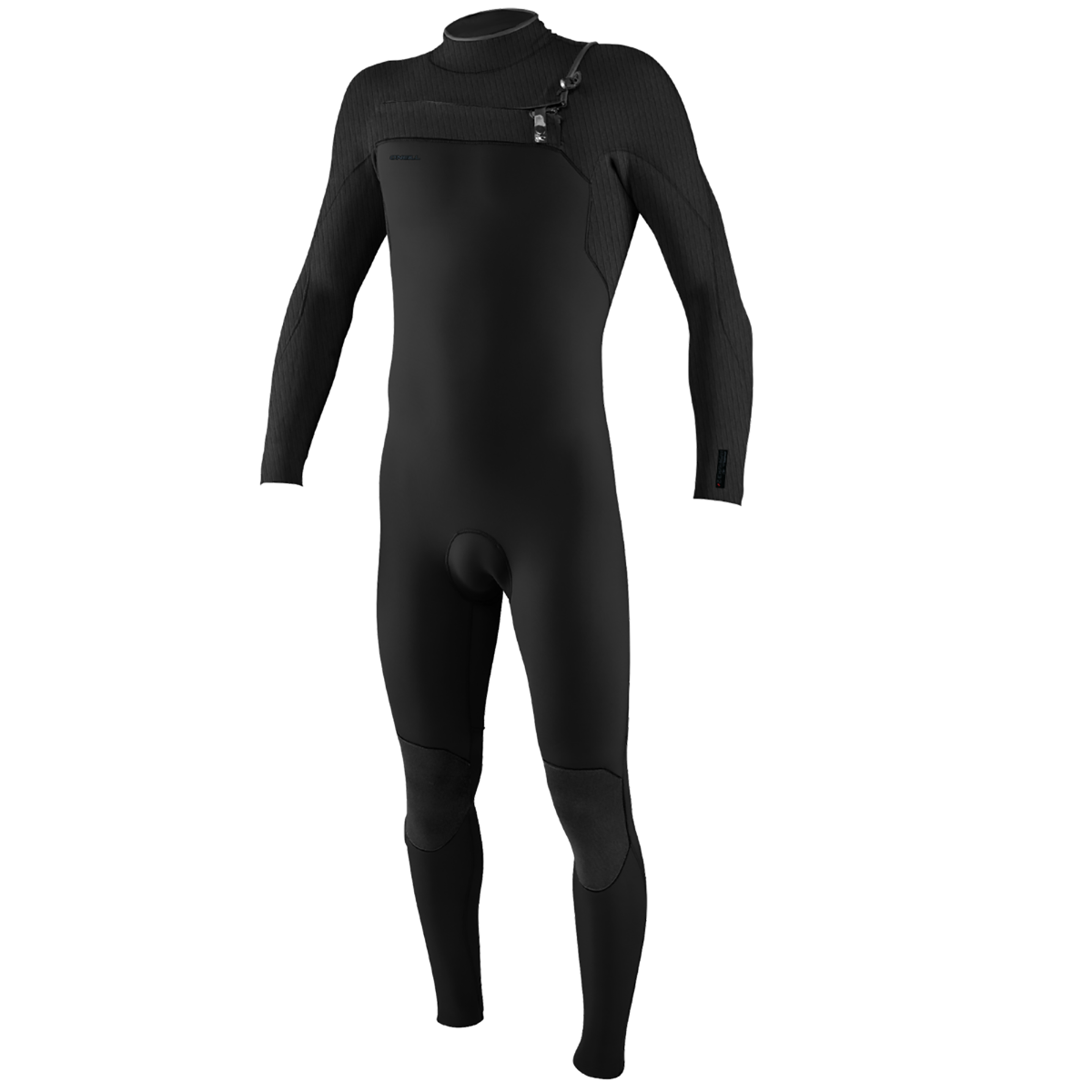 O'Neill Hyperfreak 3/2+mm Mens Chest Zip Wetsuit  - Black