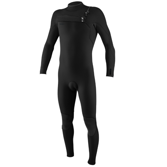 O'Neill Hyperfreak 3/2+mm Mens Chest Zip Wetsuit  - Black