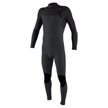 O'Neill Hyperfreak 3/2+mm Chest Zip Wetsuit in Tempered Steel / Graphite