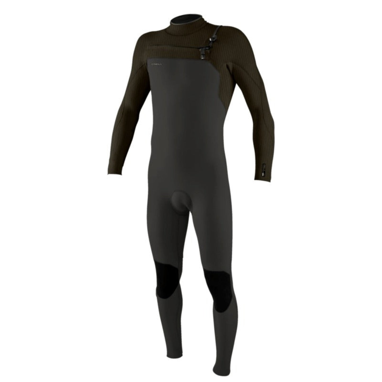 O'Neill Hyperfreak 3/2+mm Mens Chest Zip Wetsuit - Raven/Army