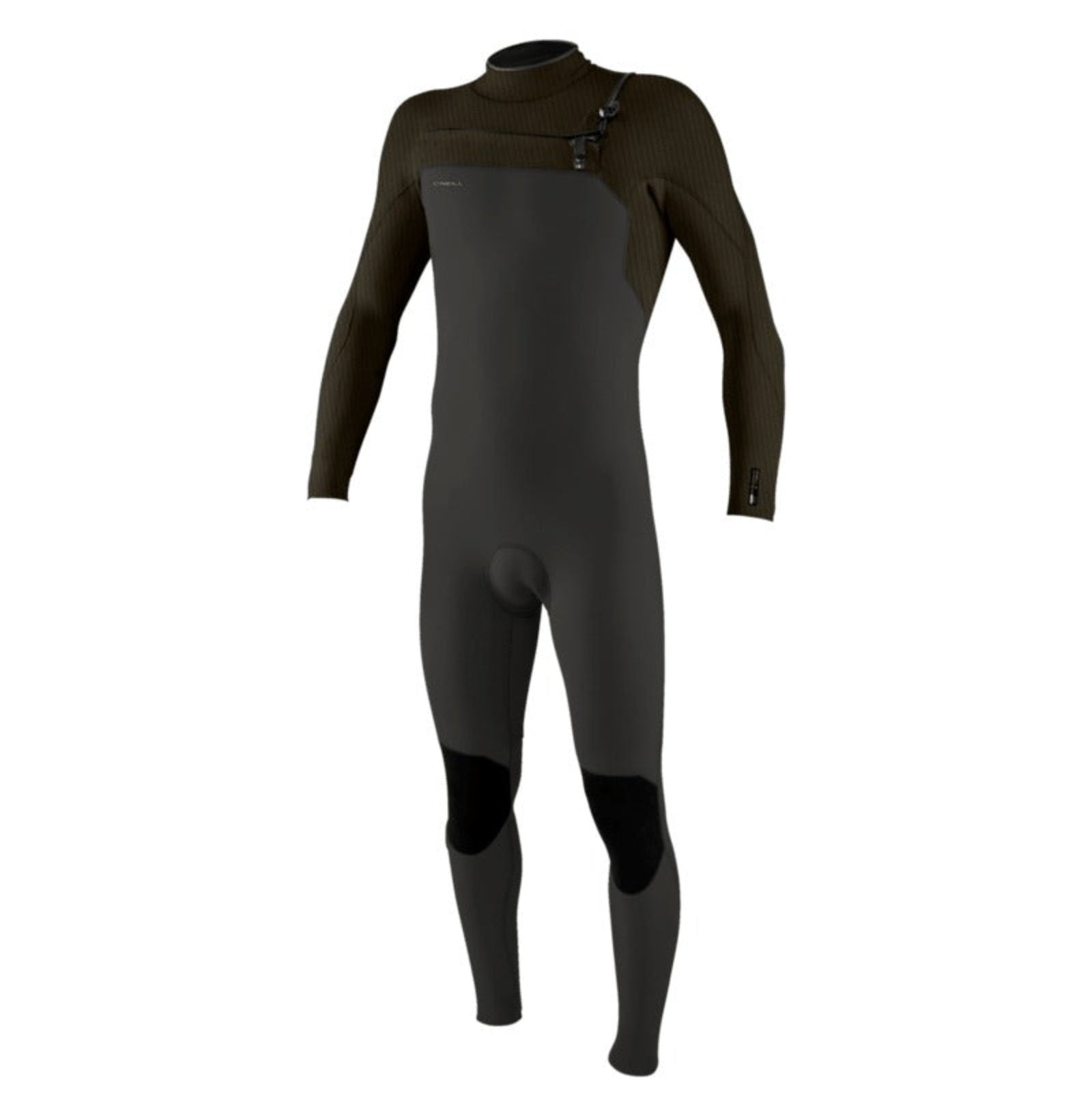 O'Neill Hyperfreak 3/2+mm Mens Chest Zip Wetsuit - Raven/Army