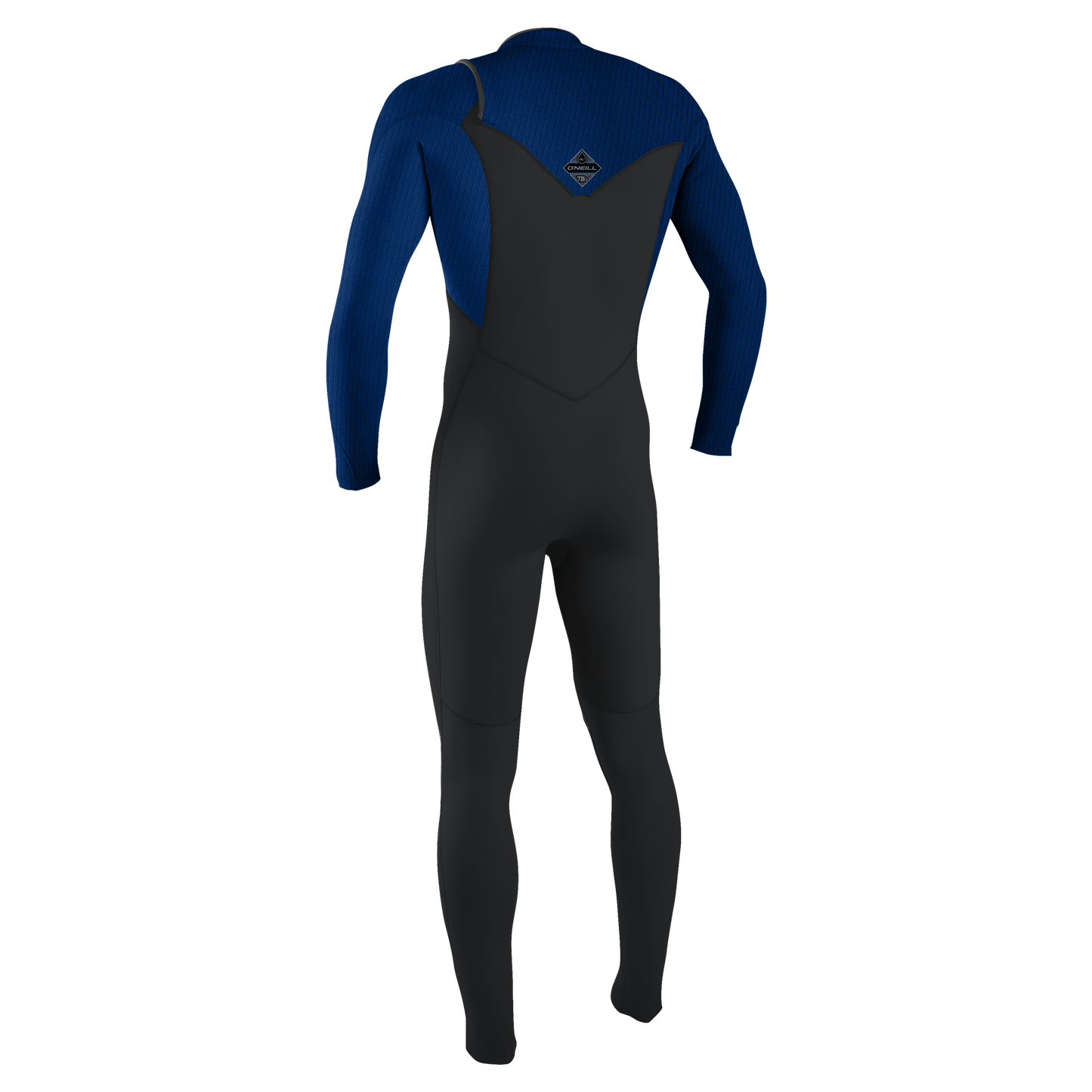 O'Neill Hyperfreak 3/2+mm Mens Chest Zip Wetsuit - Tempered Steel/Twilight Blue