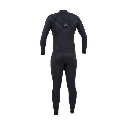 O'Neill Hyperfreak 4/3+mm Mens Chest Zip Wetsuit - Black