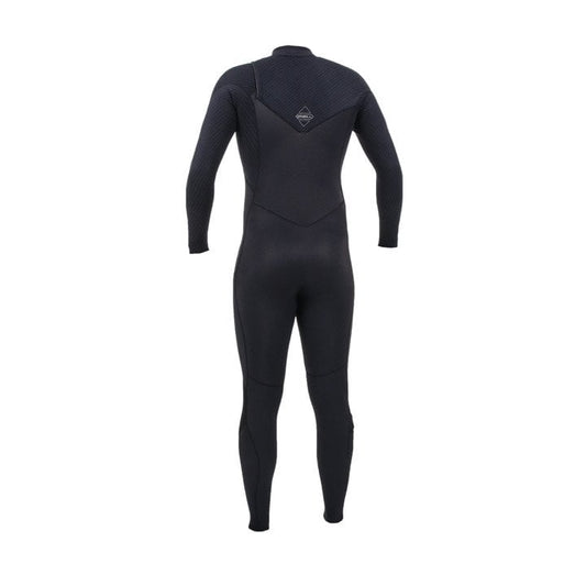 O'Neill Hyperfreak 4/3+mm Mens Chest Zip Wetsuit - Black