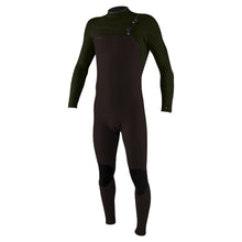 O'Neill Hyperfreak 3/2+mm Chest Zip Wetsuit in Arabica/Ranger