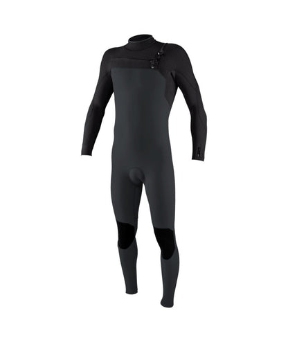 O'Neill Hyperfreak 4/3+mm Chest Zip Wetsuit 2026 - Tempered Steel / Graphite