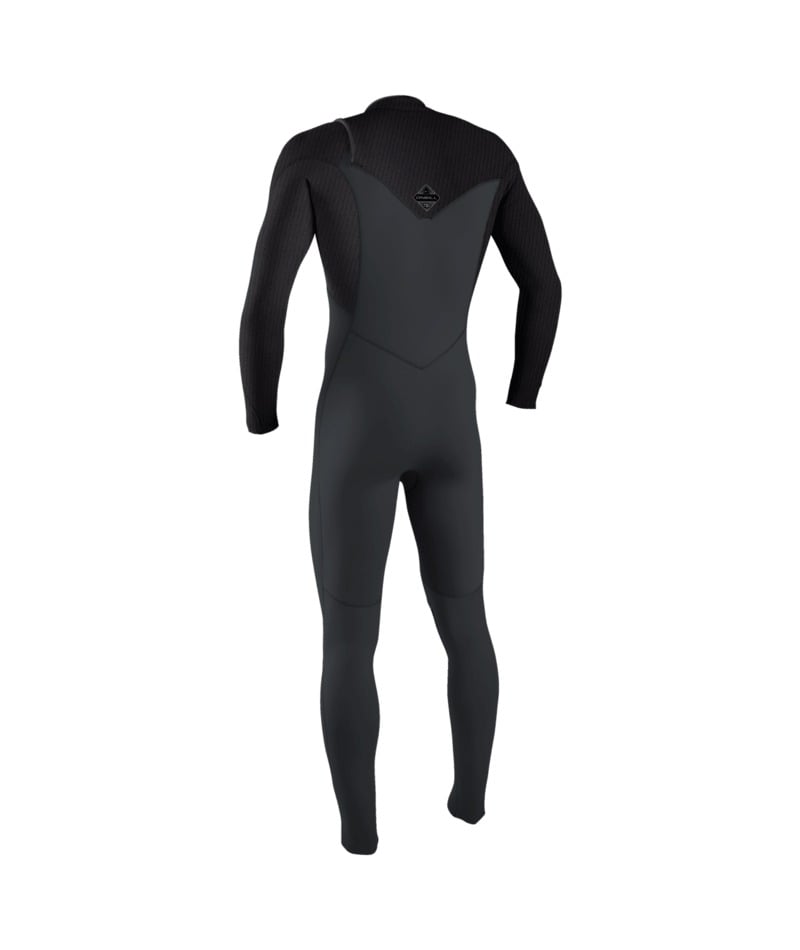 O'Neill Hyperfreak 4/3+mm Chest Zip Wetsuit 2026 - Tempered Steel / Graphite
