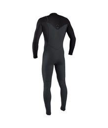 O'Neill Hyperfreak 4/3+mm Chest Zip Wetsuit 2026 - Tempered Steel / Graphite