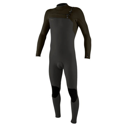 O'Neill Hyperfreak 4/3+mm Chest Zip Wetsuit 2026 - Raven/Army