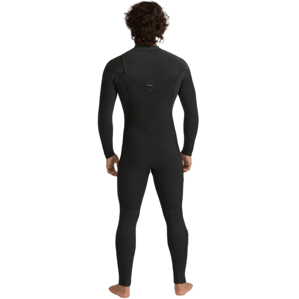 Combinaison O'Neill Hyperfreak 4/3+ mm homme à zip poitrine 2026 - Black