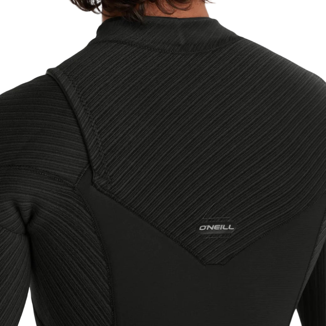 Combinaison O'Neill Hyperfreak 4/3+ mm homme à zip poitrine 2026 - Black