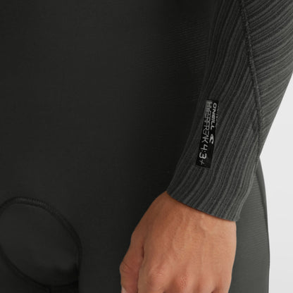 Combinaison O'Neill Hyperfreak 4/3+ mm homme à zip poitrine 2026 - Black