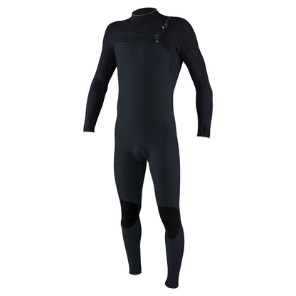 O'Neill Hyperfreak 5/4+mm Chest Zip Winter Wetsuit 2026 - Carbon / Dark Slate