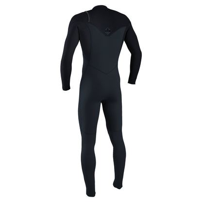 O'Neill Hyperfreak 5/4+mm Chest Zip Winter Wetsuit 2026 - Carbon / Dark Slate
