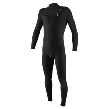O'Neill Hyperfreak 5/4+mm Mens Chest Zip Wetsuit 2025 - Black
