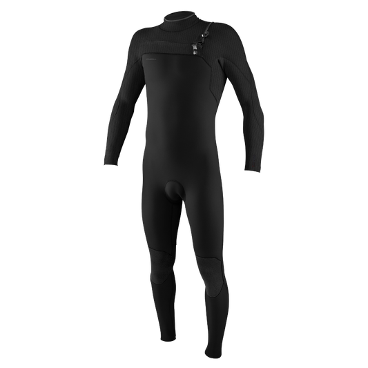O'Neill Hyperfreak 5/4+mm Mens Chest Zip Wetsuit 2025 - Black
