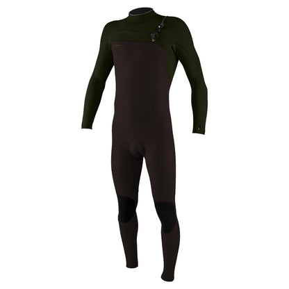 O'Neill Hyperfreak 5/4+mm Chest Zip Winter Wetsuit in Arabica/Ranger