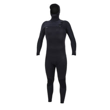 O'Neill Hyperfreak 5/4+mm Mens Hooded Chest Zip Wetsuit - Black