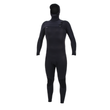 O'Neill Hyperfreak 4/3+mm Mens Hooded Chest Zip Wetsuit - Black