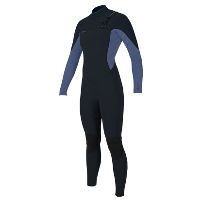 O'Neill Hyperfreak 3/2+mm Chest Zip Womens Wetsuit - Carbon/Lilly
