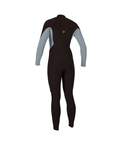 O'Neill Womens Hyperfreak 4/3+mm Chest Zip Wetsuit 2026 - Arabica / Tradewinds
