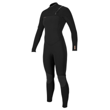 O'Neill Hyperfreak 4/3+mm Chest Zip Womens Wetsuit 2025 - Black
