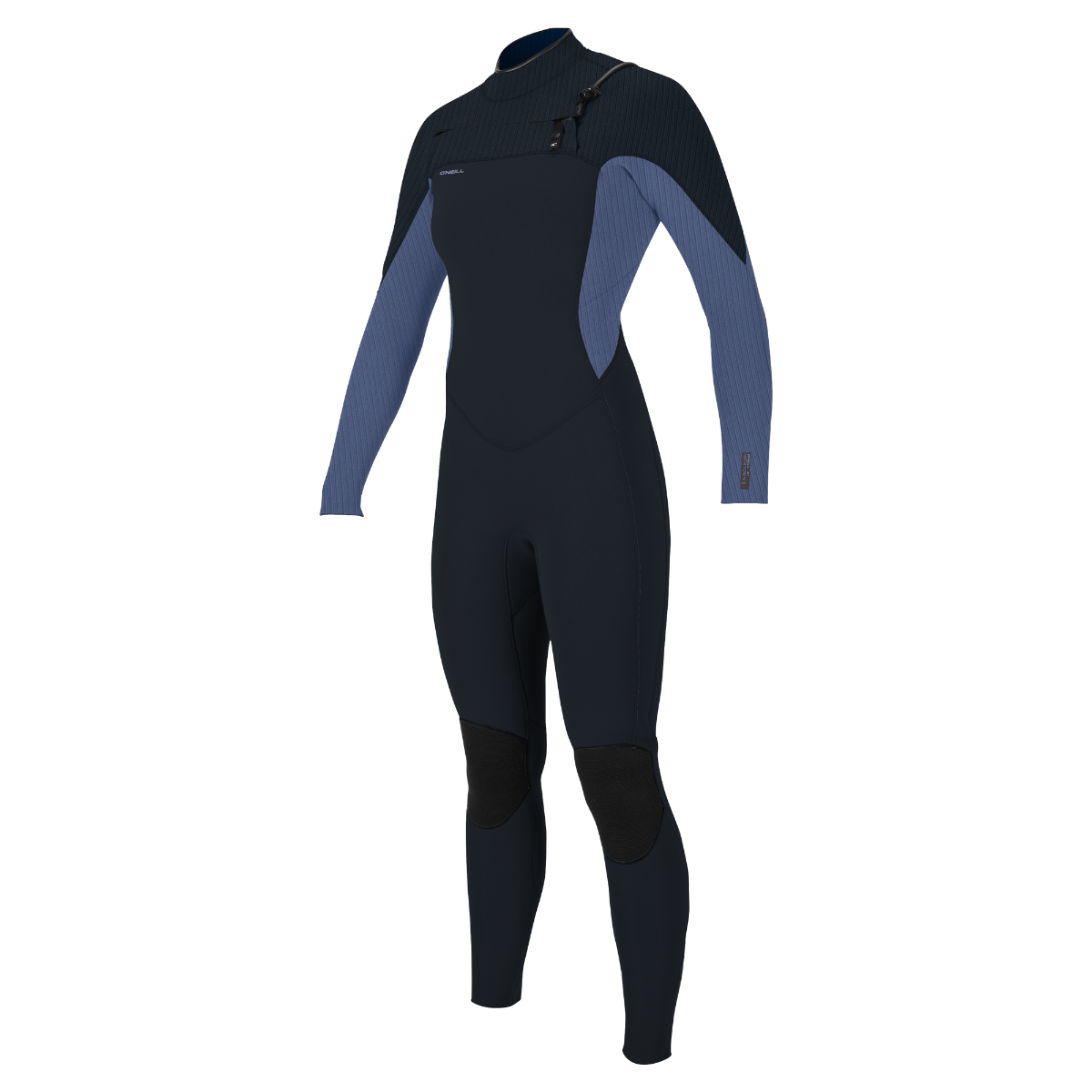 O'Neill Hyperfreak 4/3+mm Womens Chest Zip Wetsuit - Carbon / Lilly