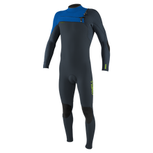 O'Neill Hyperfreak 3/2+mm Youth Chest Zip Summer Wetsuit - Dark Orion/Deep Sea/Copen Blue