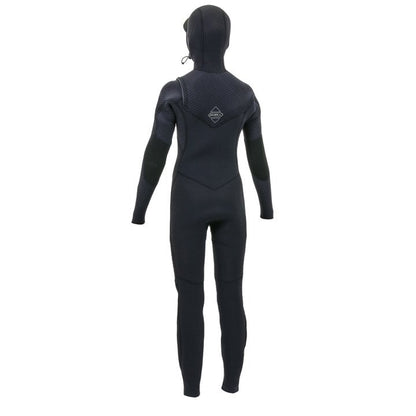 O'Neill Hyperfreak 5/4+mm Hooded Youth Wetsuit - Back