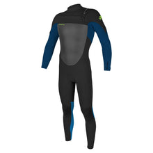 O'Neill Youth Epic 3/2mm Chest Zip Wetsuit in Black / Graphite / Baliblu / Deepsea