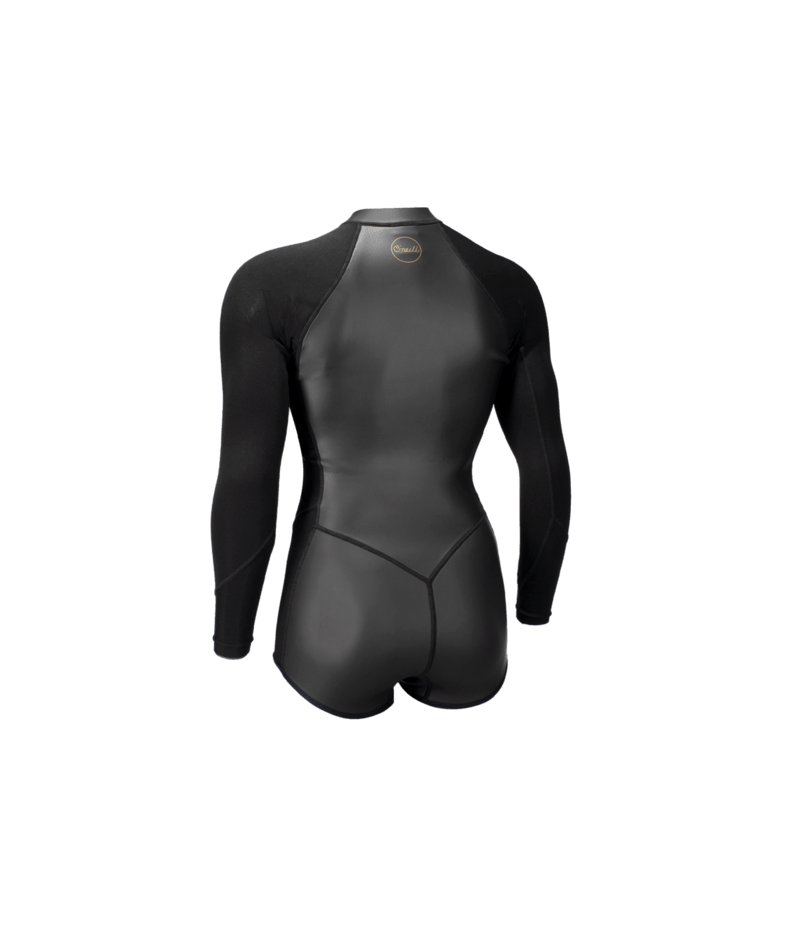 O'Neill Bahia 2/1mm Womens Front Zip Long Sleeve Spring Wetsuit 2026 - Glide-Black/Black/Black