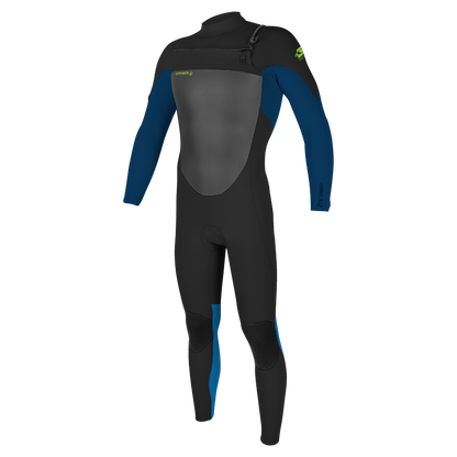 O'Neill Epic 5/4mm Youth Chest Zip Winter Wetsuit - Black/Blue - front