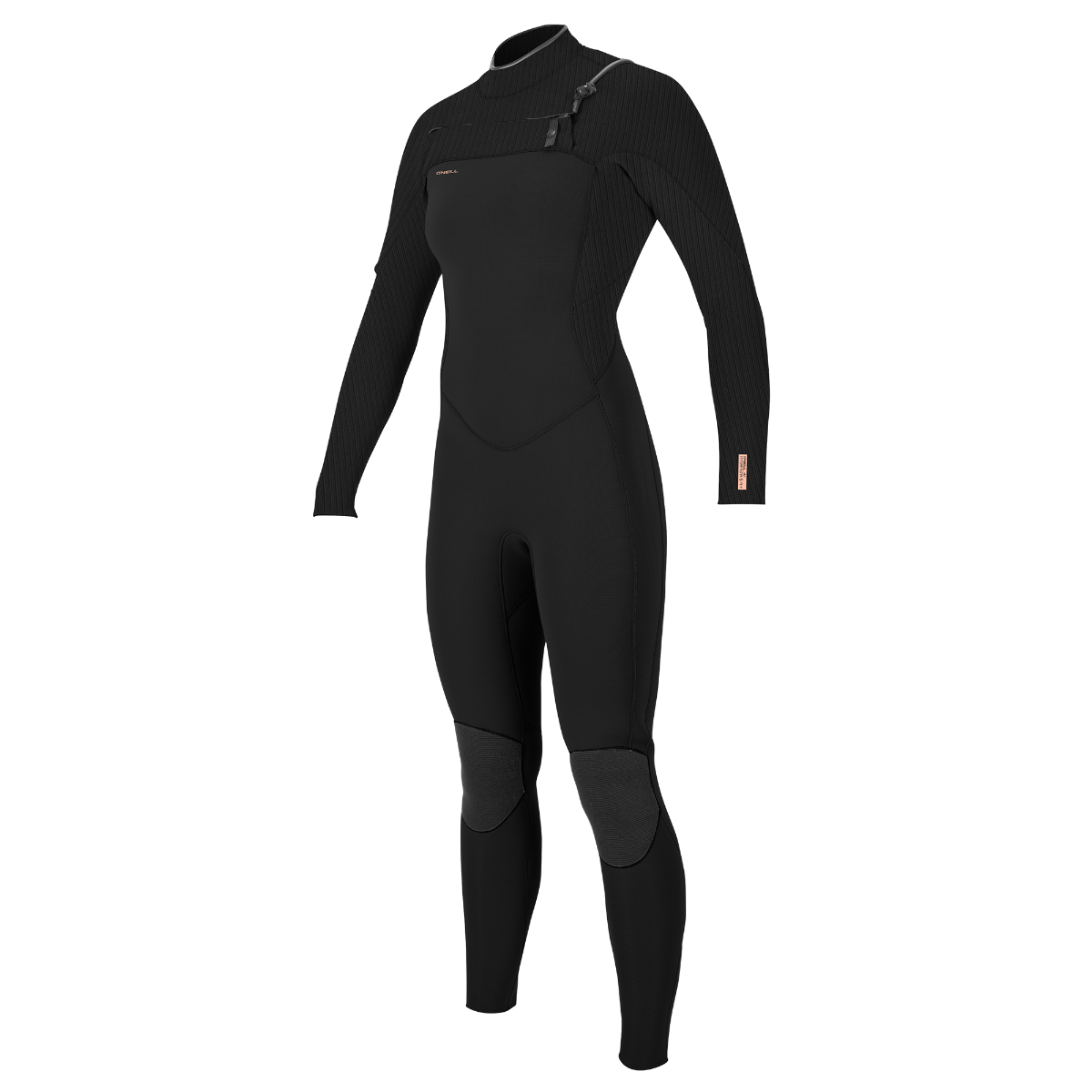 O'Neill Hyperfreak 5/4+mm Chest Zip Womens Wetsuit 2025 - Black
