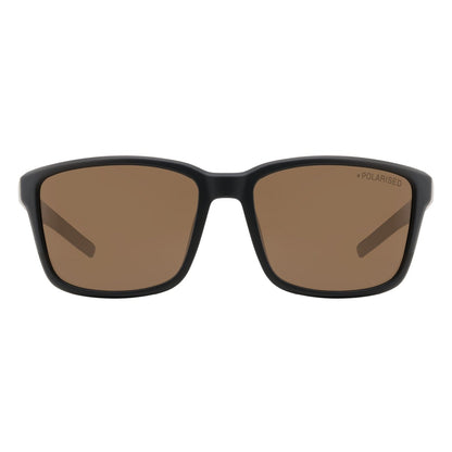 Dirty Dog Slay Sunglasses - Satin Black / Brown Polarised