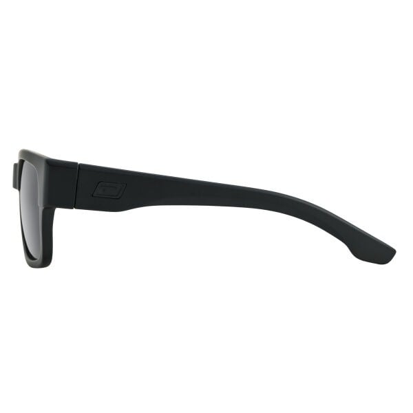 Dirty Dog Avenger Sunglasses - Satin Black - Grey Polarised