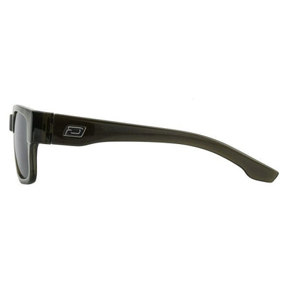 Dirty Dog Avenger Sunglasses - Crystal Olive Green / Green Polarised