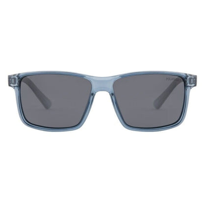 Dirty Dog Mars Sunglasses - Crystal Light Blue / Grey Polarised