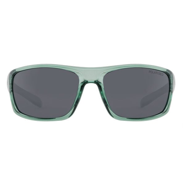Dirty Dog Axle Sunglasses - Crystal Light Green / Grey Polarised