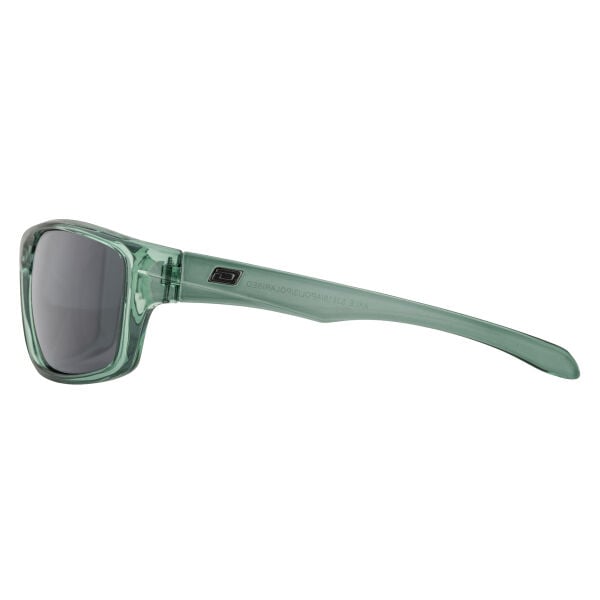 Dirty Dog Axle Sunglasses - Crystal Light Green / Grey Polarised