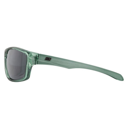Dirty Dog Axle Sunglasses - Crystal Light Green / Grey Polarised