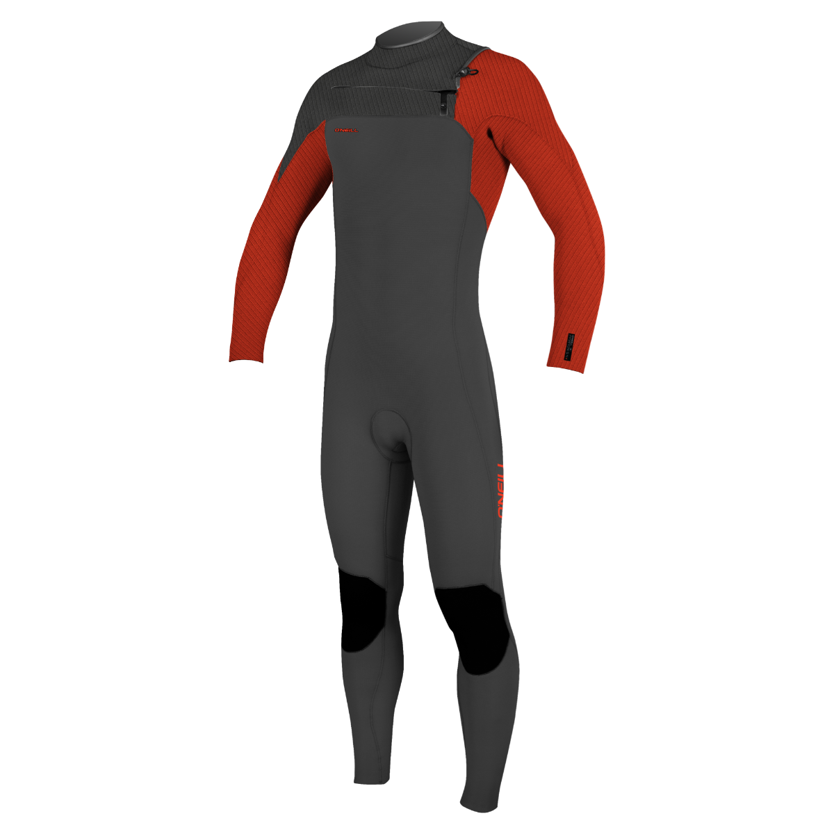 O'Neill Hyperfreak 5/4mm Youth Chest Zip Wetsuit - Raven - Full View