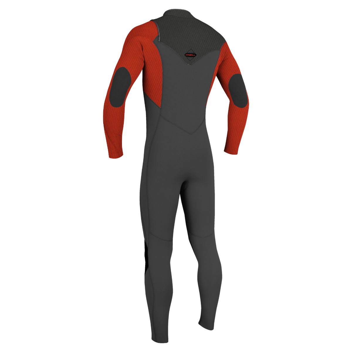 O'Neill Hyperfreak 5/4mm Youth Chest Zip Wetsuit - Raven - Back