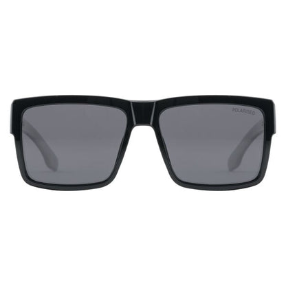 Dirty Dog Punk Sunglasses - Black / Grey Polarised