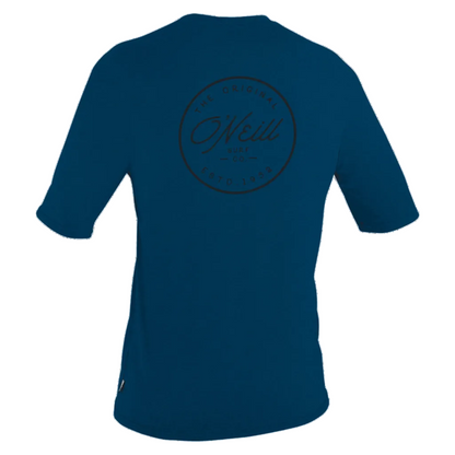 O'Neill Premium Skins Graphic Short Sleeve Sun Shirt (Medium) SAMPLE - Abyss