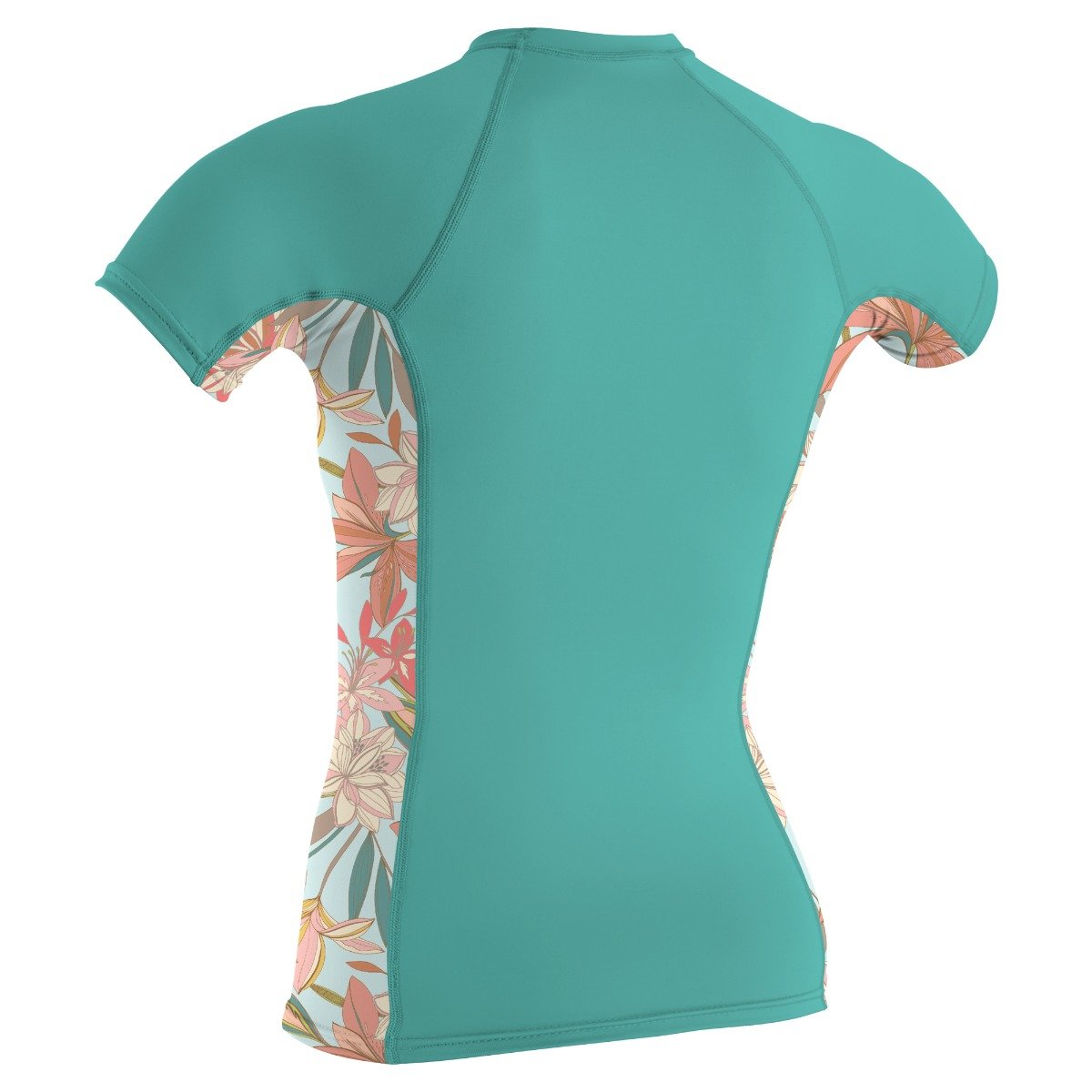 O'Neill Women's Side Print S/S Rash Guard - Canton / Dahlia