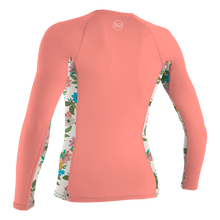 O'Neill Side Print Women's Long Sleeve Rash Guard - Desert Flower / Cara Floral