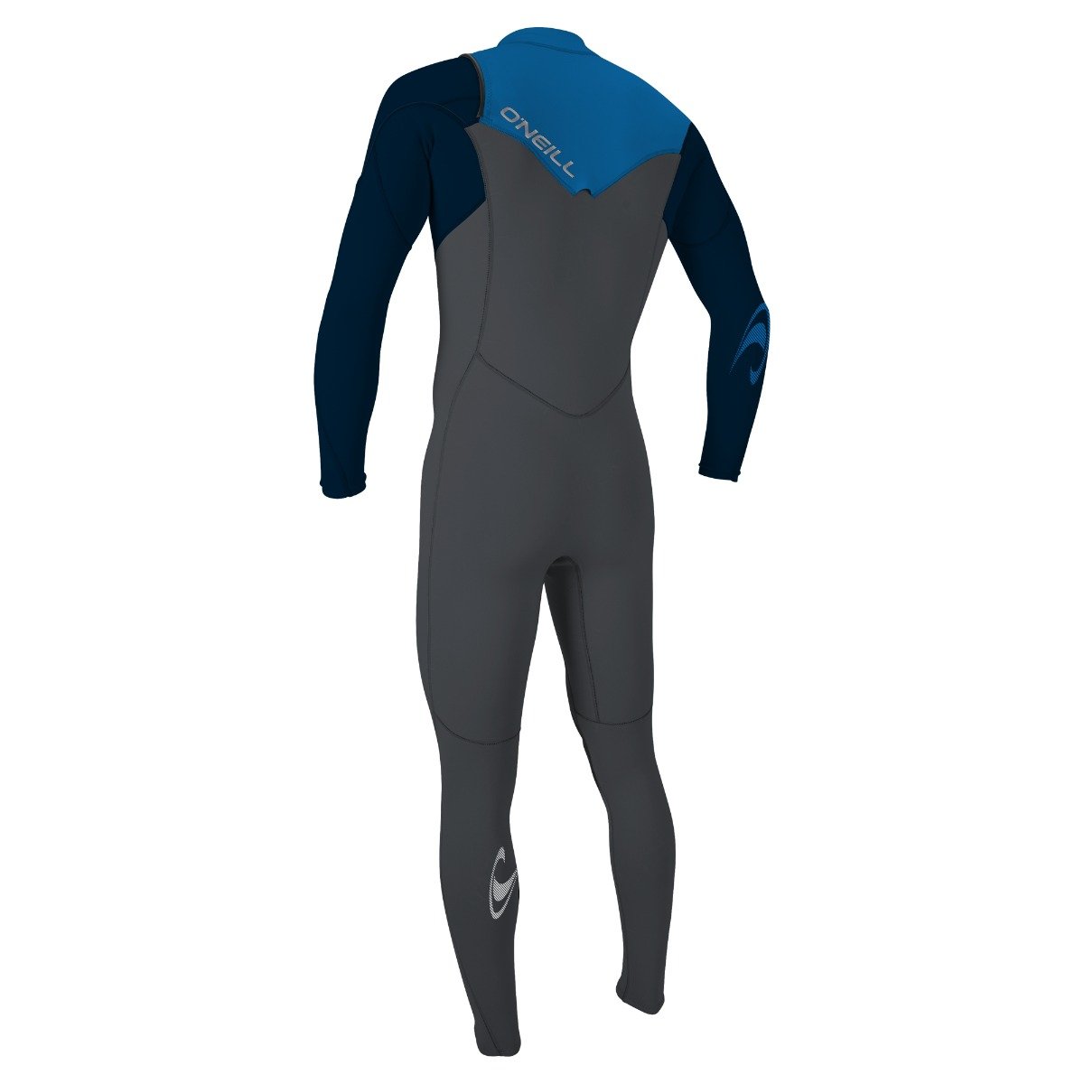 O'Neill Youth Hammer 3/2mm Chest Zip Summer Wetsuit 2025 - Graphite / Abyss / Ocean