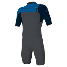 O'Neill Youth Hammer 2mm Chest Zip Shorty in Graphite / Abyss / Ocean