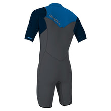 O'Neill Youth Hammer 2mm Chest Zip Shorty 2025 - Graphite / Abyss / Ocean